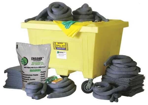 Spill Kit, 150 gal Volume Absorbed per Kit, 150 gal Capacity, Chest, Yellow, 330