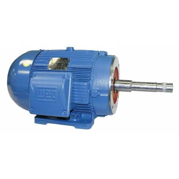 Pump Motor, 3-Ph, 1.5 HP, 3495,208-230/460V