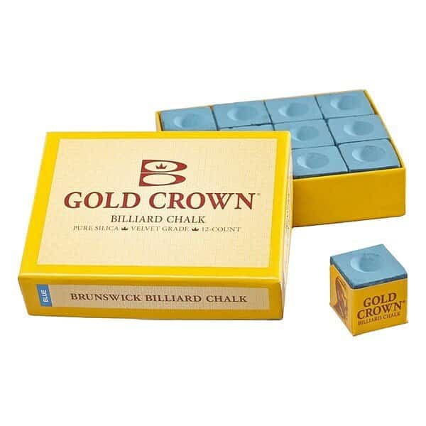 Billiards Chalk, Blue, PK12