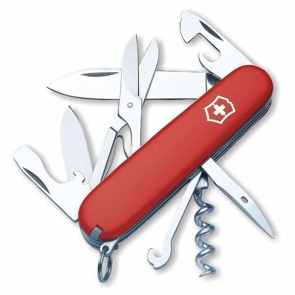 Multi-Tool Folding Knife, 14 Functions, Victorinox Swiss Army, Mfr#: 1.3703-033-X1