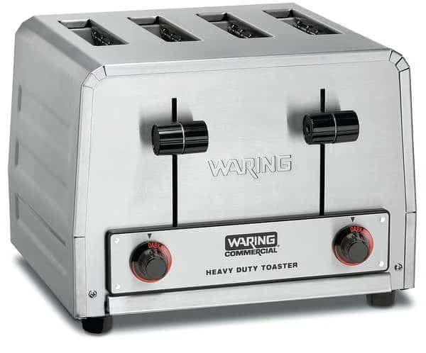 11" 4 Slot Stainless Steel Commercial Toaster