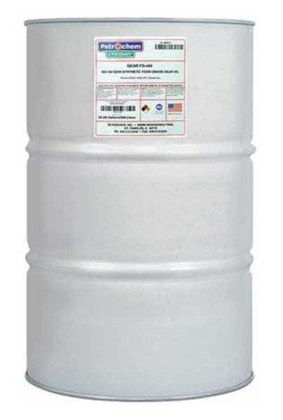 55 gal Gear Oil Drum 460 ISO Viscosity, 140 SAE, Clear