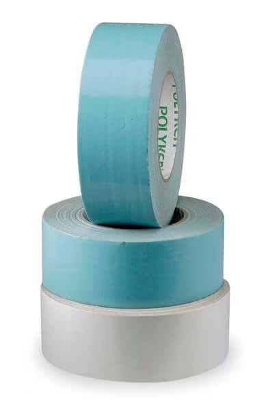 Double Sided Tape, 1 In x 25 yd., Natural, 11.00 mil, Cloth