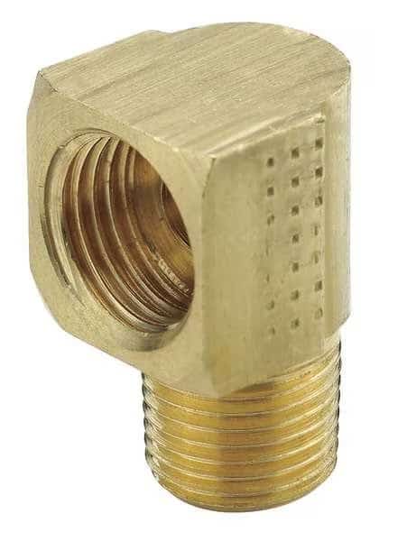 1/2" Flare x 5/8" MNPS Brass 90 Degree Elbow 10PK