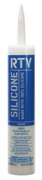 RTV Silicone Sealant,10 oz Cartridge, Mfr#: WL099110C, WHITE LIGHTNING