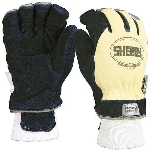 Firefighters Gloves, XL, Cowhide Lthr, PR