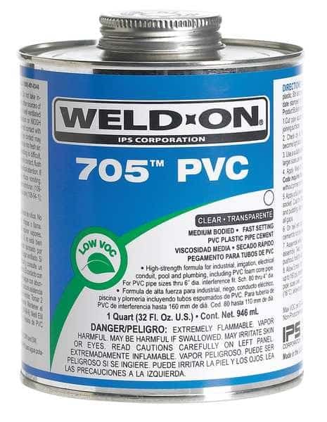 PVC Clear Medium Bodied 1/2 Pint