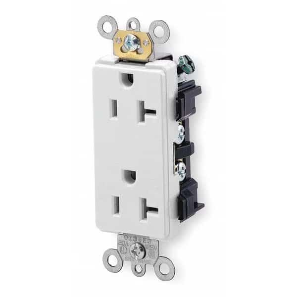 Receptacle, LEVITON, Mfr# 16342-W