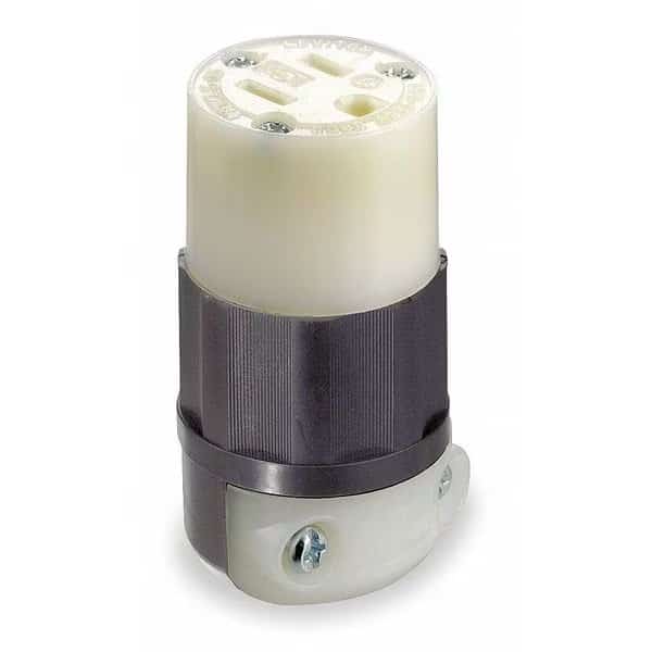 Straight Blade Connector, 5-15R, 15 A, 125V AC, 2 Pole, 3 Wire, Screw Terminals