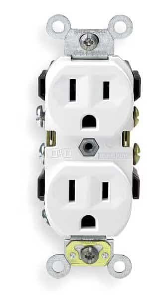 Receptacle, LEVITON, Mfr# 5320-WCP