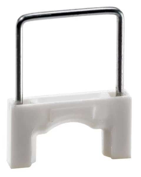 Cable Staples, Plastic, Steel, 200 PK