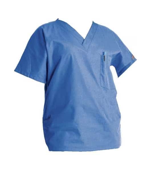 Scrub Shirt, Blue, Womens, S, SCRUB ZONE, Mfr# 70221