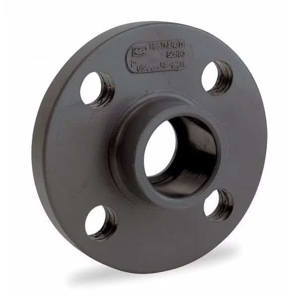 CPVC Solid Flange, Schedule 80, 1-1/2" Pipe Size, FNPT