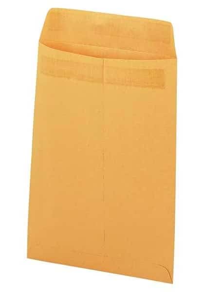 Envelope, 9 x 12, Self-Stick, Brown, PK250
