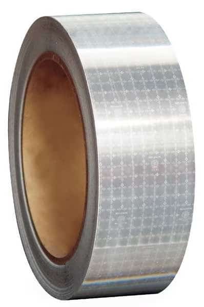 Reflective Tape, W 2 In, White