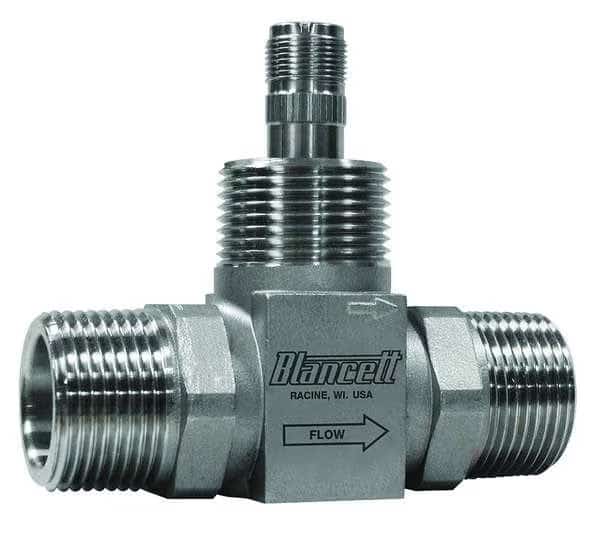 Flowmeter,Turbine,50GPM,1 In MNPT, Mfr#: B111-110, BLANCETT