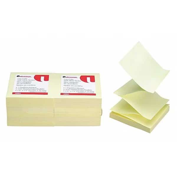 Pop-Up Note Refills, 3 x 3, Yellow, PK12