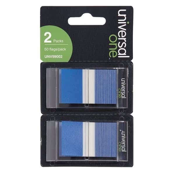Sticky Flags, 1 x 1-3/4 In., Blue, PK100