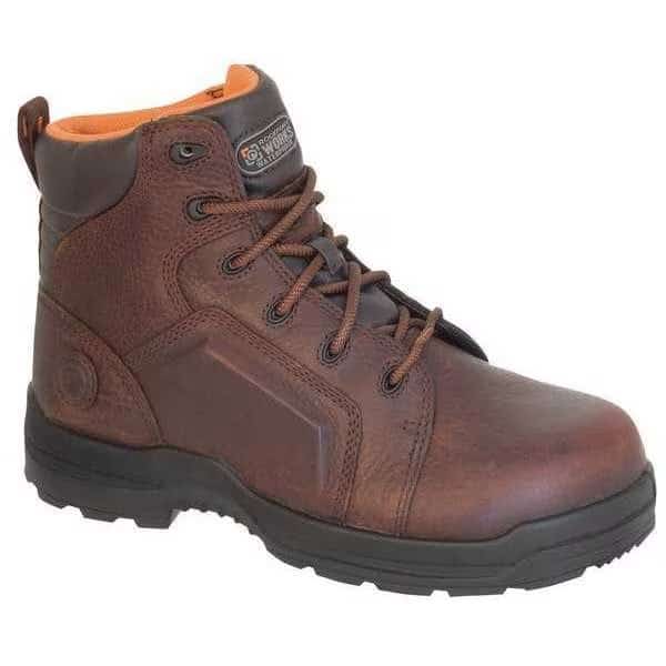 RK6640, Men's 6 in Composite Toe 6-Inch Work Boot, Brown, 10, M, RK6640