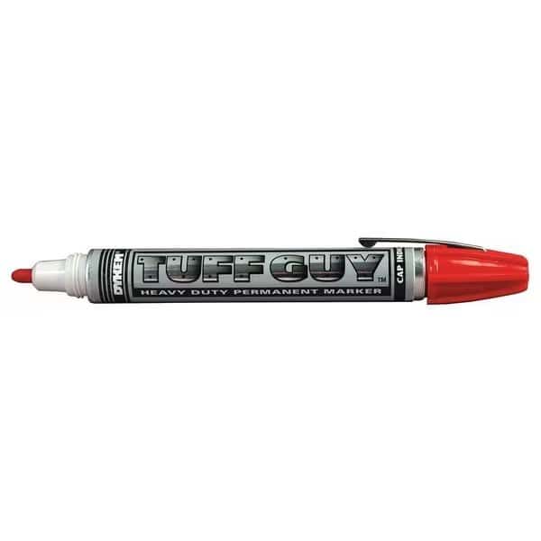Industrial Marker, Medium Tip, Red Color Family, Ink