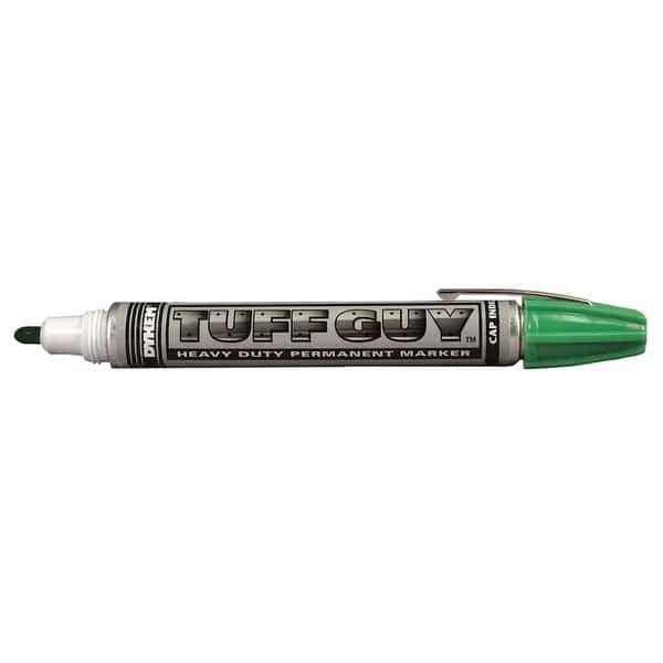 Industrial Marker, Medium Tip, Green Color Family, Ink