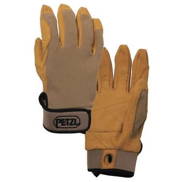 Rappelling Glove, Neoprene Cuff w/Velcro Closure, Tan, XS, 1 PR