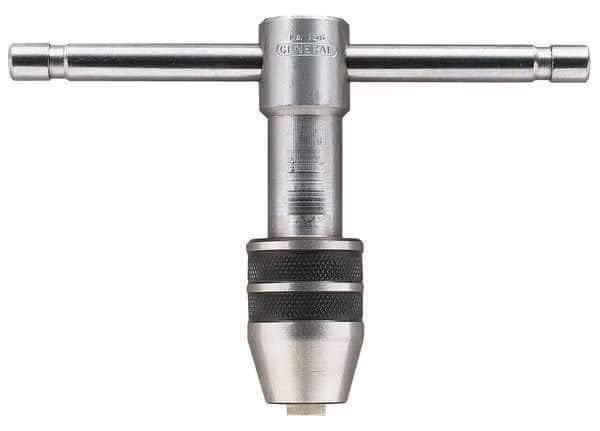 T Handle Tap Wrench, Sliding, 12 to 1/2 In