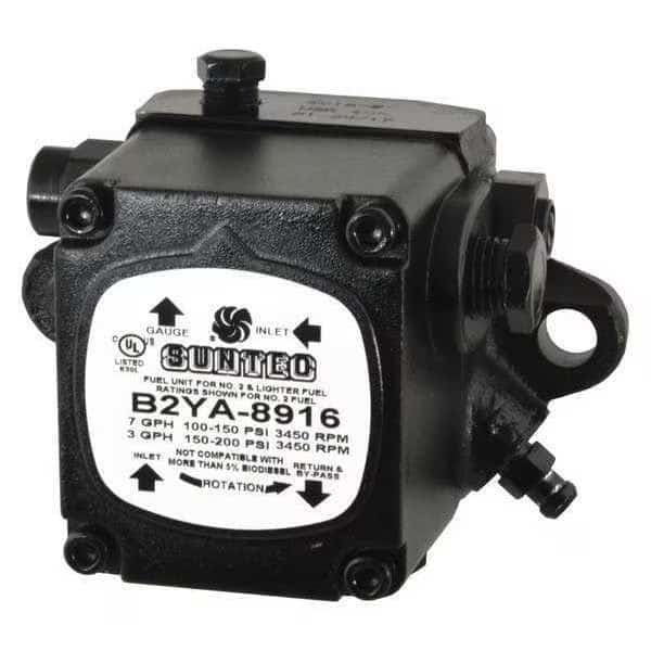 Oil Burner Pump, 3450 rpm, 7gph, 100-200psi