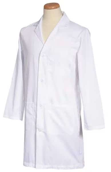 Lab Coat, Polyester/Cotton, 3 Pockets, Buttons