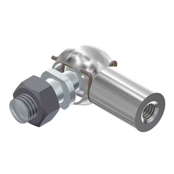 Elbow Joint, 10mm Ball/Sckt 19mm M8 Thd