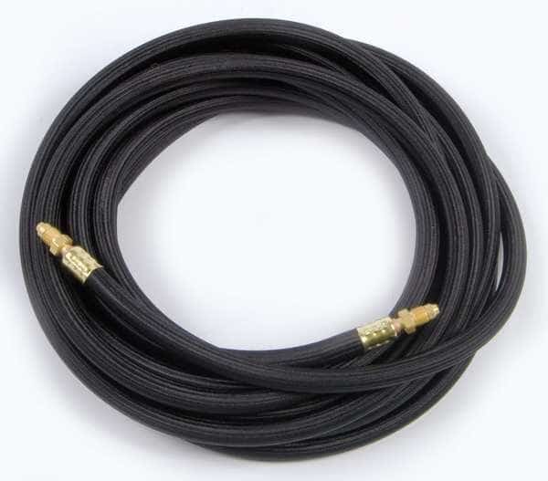 Power Cable, Black Braided Rubber, 25 Ft