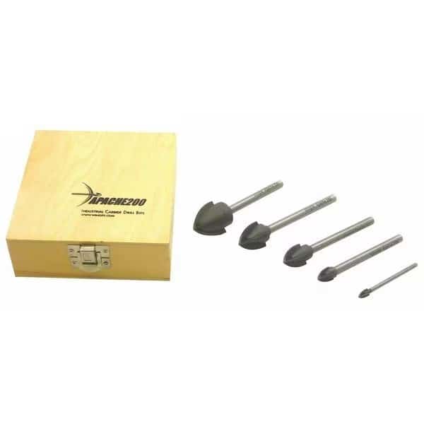 Apache 200 Drill Bit Kit 1/4", 1/2", 3/4", 1", 1-1/4", 5PK
