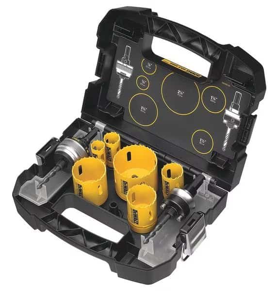 9 Pc. Plumber's Hole Saw Kit