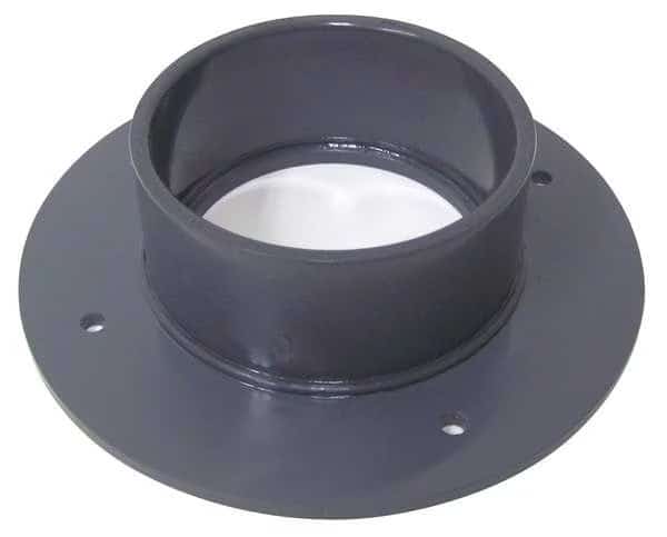 Flange Adapter, 4 in Duct Dia, Type I PVC, 8-1/2" L, 3-1/4" H