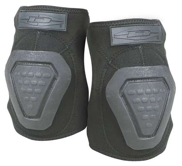 Elbow Pads, Non-skid, Foam, Plastic Pad, Foam Cap, hook-and-loop Closure, 2 Straps, Black