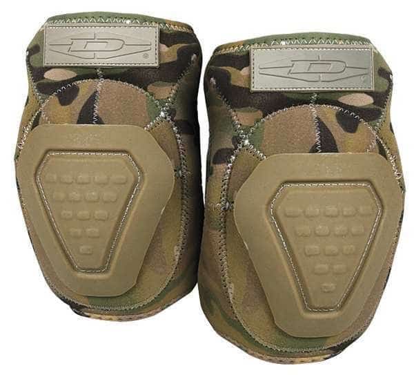 Elbow Pads, Non-skid, Foam, Plastic Pad, Foam Cap, hook-and-loop Closure, 2 Straps, Camouflage
