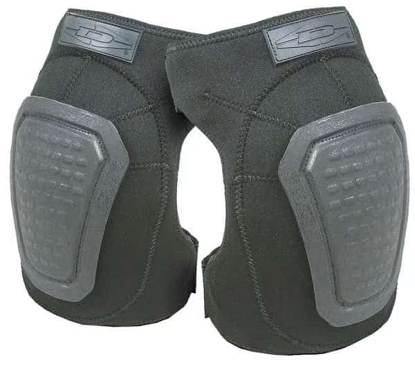 Knee Pad, Non-skid, Foam Pad, Foam Cap, Hook-and-Loop Closure, 2 Straps, Black, Universal