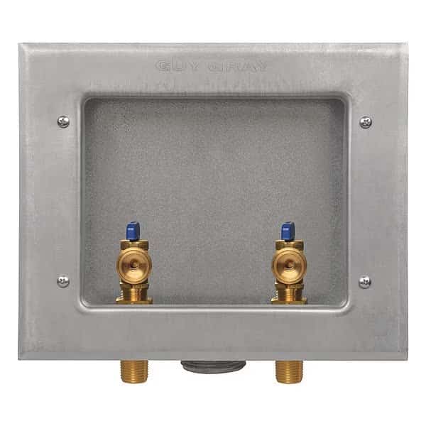 Washing Machine Outlet Box Galvanized 1/2" MIP
