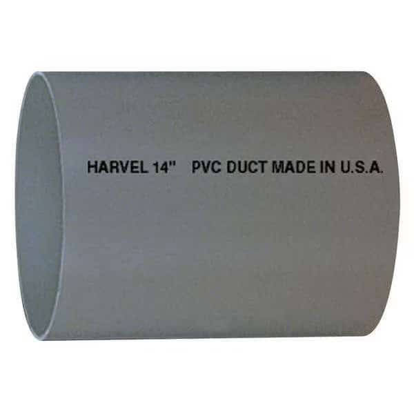 Round Rigid Duct, 4 in Duct Dia, 4 1/2 in W, 10 ft. L, 4 1/2 in H