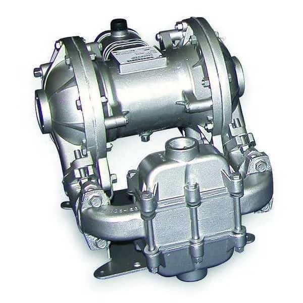 Double Diaphragm Pump, Aluminum, Air Operated, PTFE - Neoprene Backup, SANDPIPER, Mfr# SB1,SGN5A.