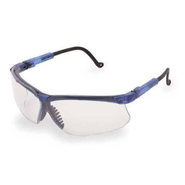 Genesis, Safety Glasses Anti-Scratch, Clear Lens, Half-Frame, Wraparound