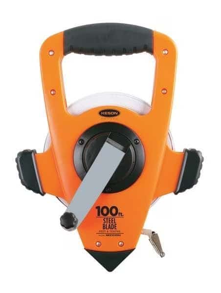 100 ft Engineer's Tape Measure, 3/8 in Blade