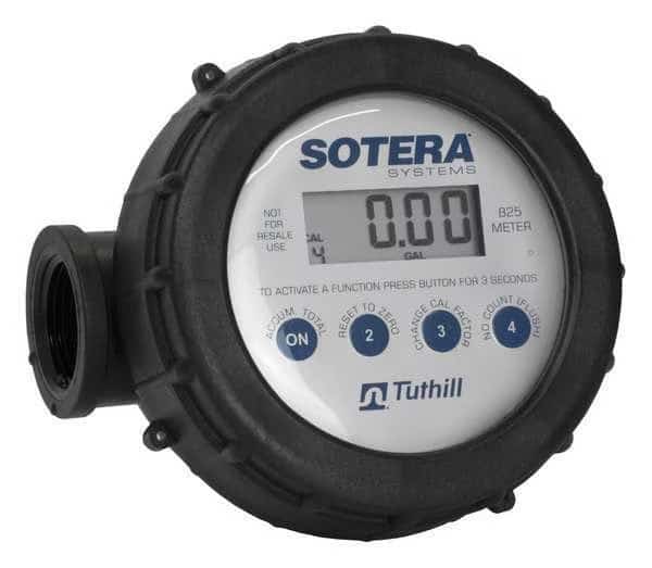Meter, Digital, 3/4 In, 2-20 gpm