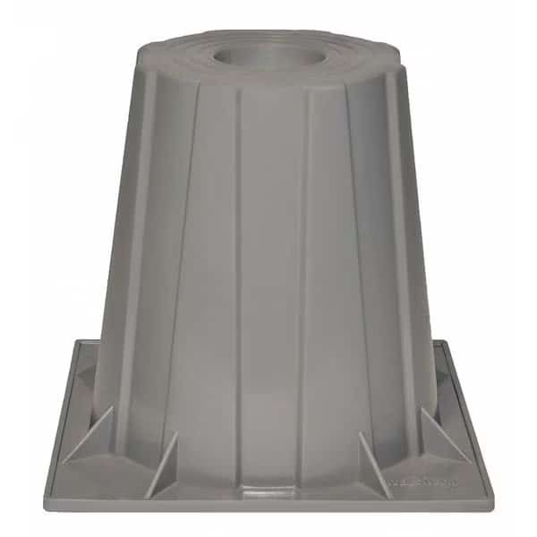 Heat Pump Riser, 6 In.,Gray, Mfr#: HPR-6, DIVERSITECH
