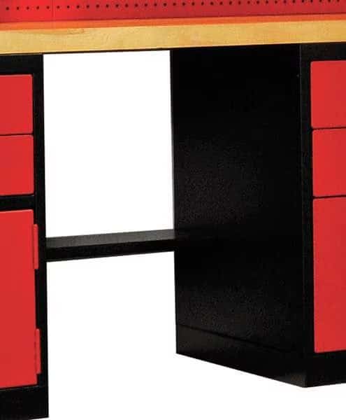 Foot Rest, 36 W x 8 D x 1 in. H, Black