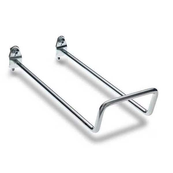 8 In. 80 Degree Bend Steel Double Closed End Loop Pegboard Hook for 1/8 In. and 1/4 In. Pegboard 5 Pack