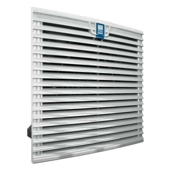 Axial Fan, Square, 24V DC, PBT Plastic, 4 5/8 in W.