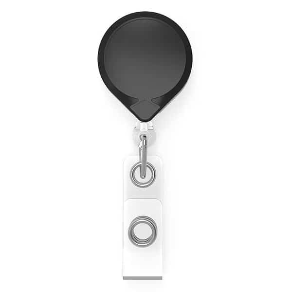 Blk, MiniBack ID Vinyl Strap Swivel Clip, Mfr#: 0067-005, KEY-BAK