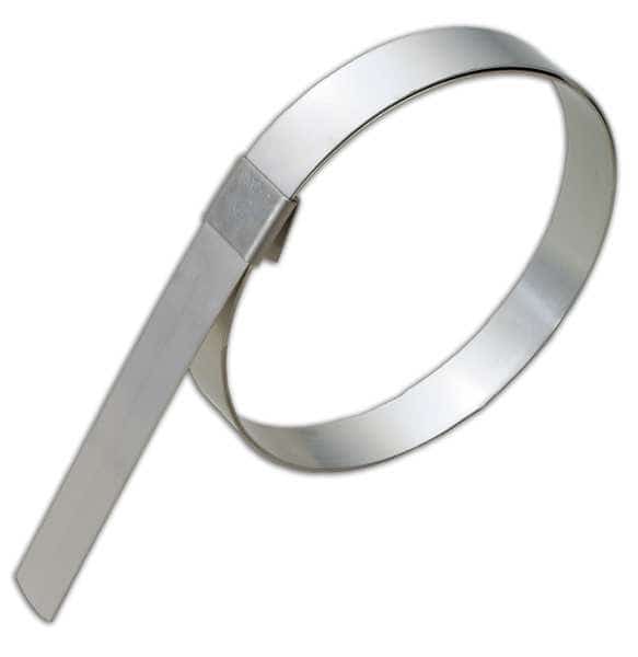 Hose Clamp, SS, Min.Dia. 3/4 In., PK10