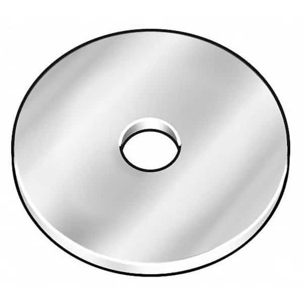 Fender Washer, For Screw Size #10 , Steel Zinc Plated Finish, 50 PK